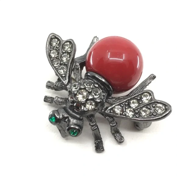 Joan Rivers Baby Bee Brooch Interchangeable Body Beads NEW in Box Multicolored - Picture 10 of 16